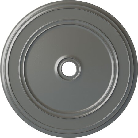 Ekena Millwork Classic Ceiling Medallion (Fits Canopies up to 5 1/2"), 41 1/8"OD x 4"ID x 2 1/8"P, Silver CM41CLSLS